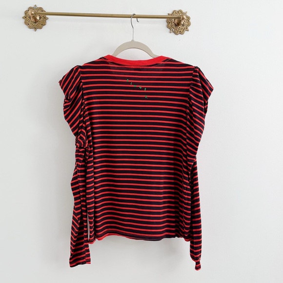 Clare V Le Puff Long Sleeve Tee Large - Picture 10 of 10